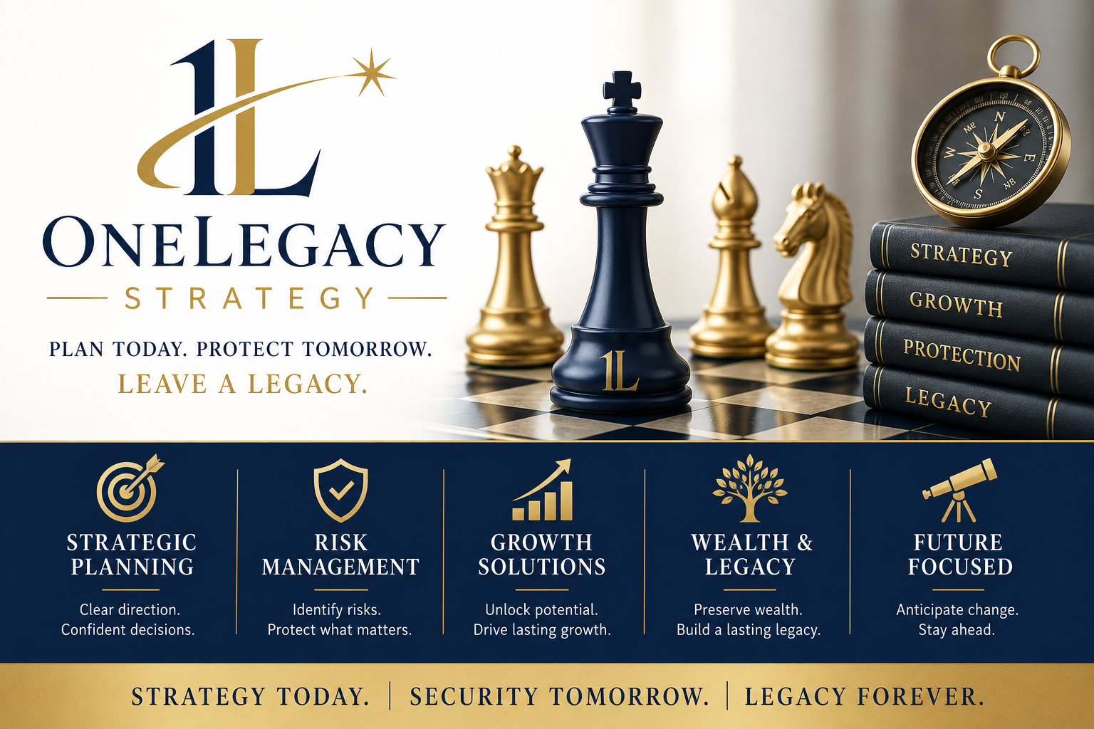 OneLegacy Strategy — Plan Today. Protect Tomorrow. Leave a Legacy.